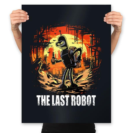 The Last Robot - Prints Posters RIPT Apparel 18x24 / Black