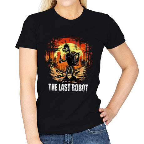 The Last Robot - Womens T-Shirts RIPT Apparel Small / Black