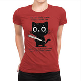 The Last Thing I Want - Womens Premium T-Shirts RIPT Apparel Small / Red
