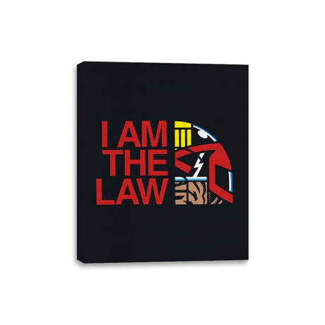 The Law Face - Canvas Wraps Canvas Wraps RIPT Apparel 8x10 / Black