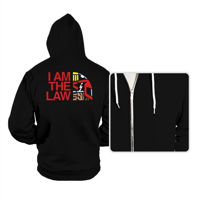 The Law Face - Hoodies Hoodies RIPT Apparel Small / Black