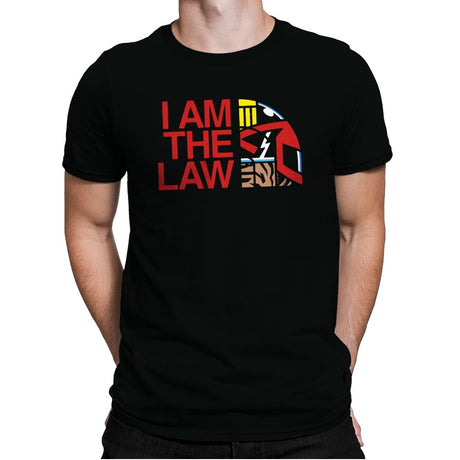 The Law Face - Mens Premium T-Shirts RIPT Apparel Small / Black