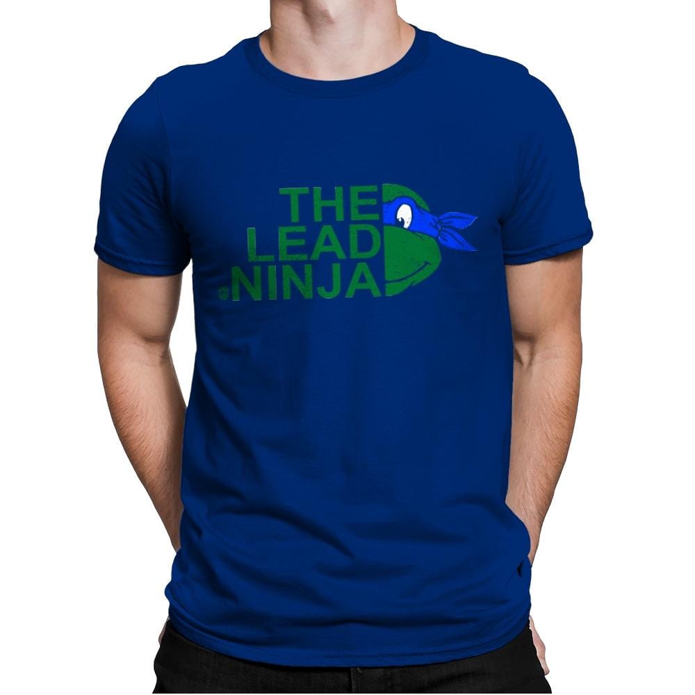 The Lead Ninja - Mens Premium T-Shirts RIPT Apparel Small / Royal