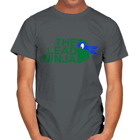 The Lead Ninja - Mens T-Shirts RIPT Apparel Small / Charcoal