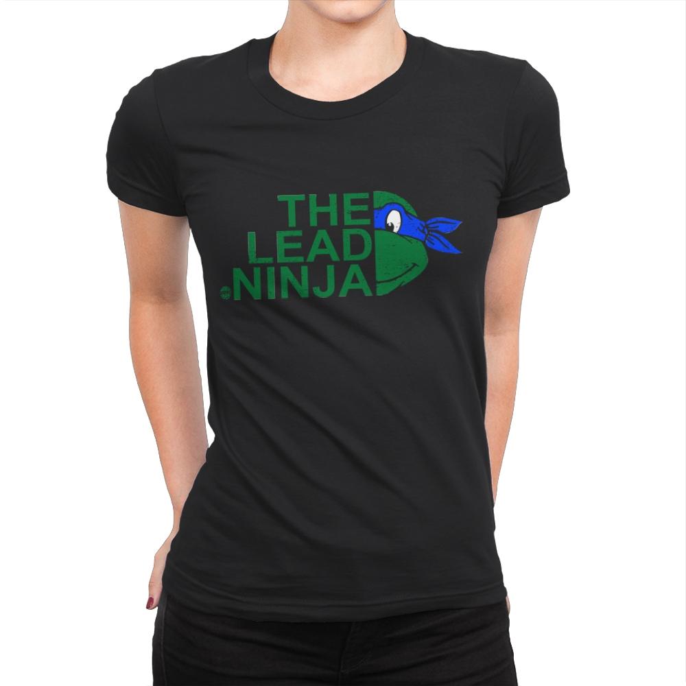 The Lead Ninja - Womens Premium T-Shirts RIPT Apparel Small / Black