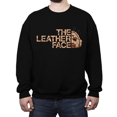 The LeatherFace - Crew Neck Sweatshirt Crew Neck Sweatshirt RIPT Apparel