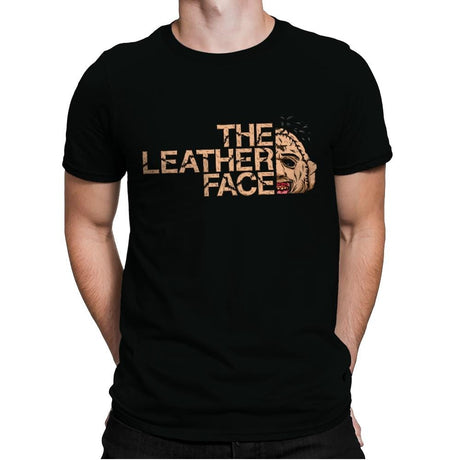 The LeatherFace - Mens Premium T-Shirts RIPT Apparel Small / Black