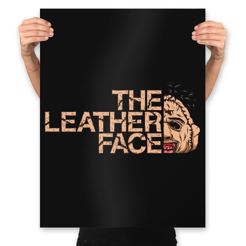 The LeatherFace - Prints Posters RIPT Apparel 18x24 / Black