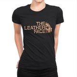 The LeatherFace - Womens Premium T-Shirts RIPT Apparel Small / Black