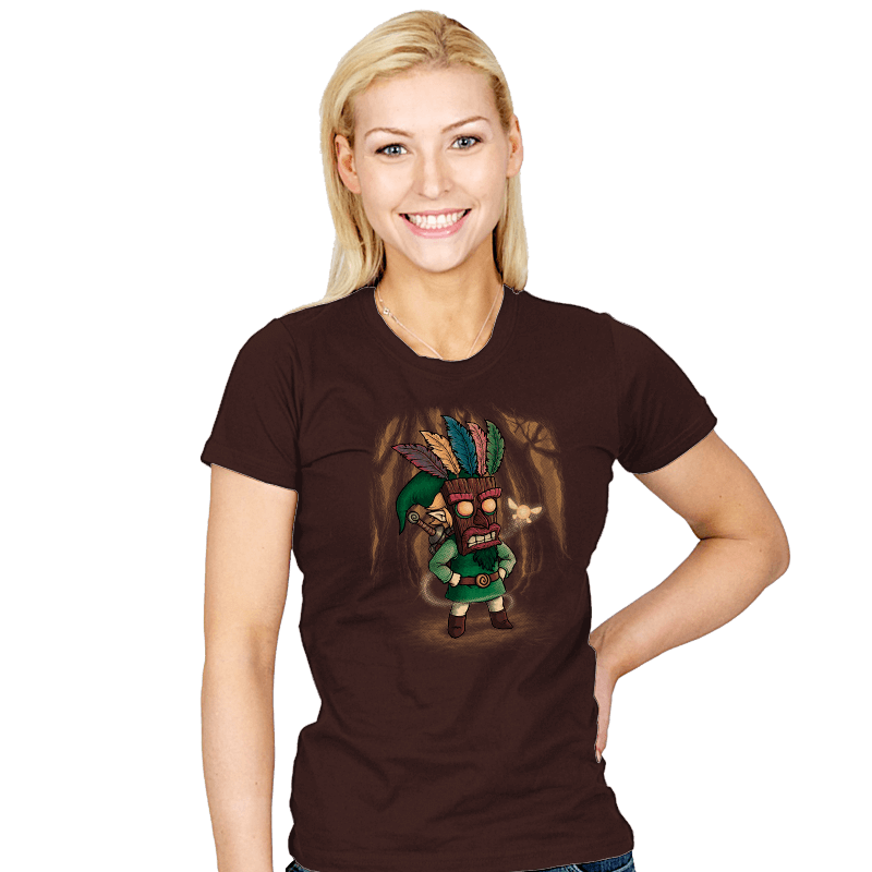 The Legend of Aku Aku Mask - Womens T-Shirts RIPT Apparel