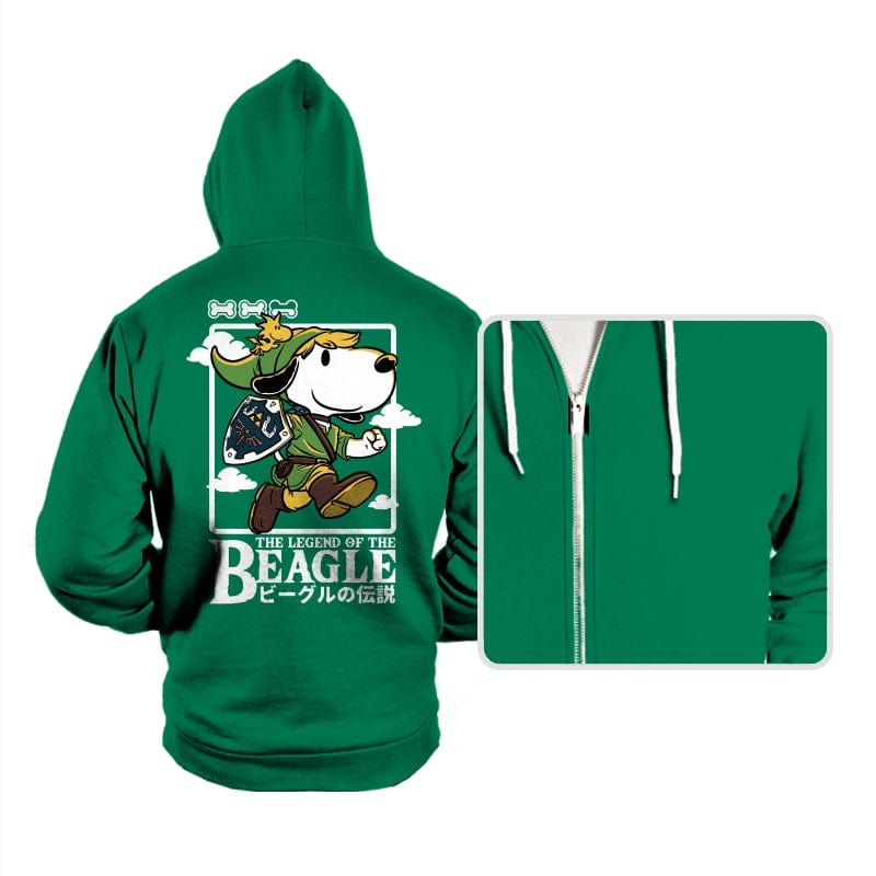 The Legend of the Beagle - Hoodies Hoodies RIPT Apparel Small / Kelly
