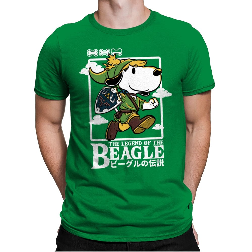 The Legend of the Beagle - Mens Premium T-Shirts RIPT Apparel Small / Kelly