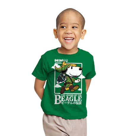 The Legend of the Beagle - Youth T-Shirts RIPT Apparel X-small / Kelly