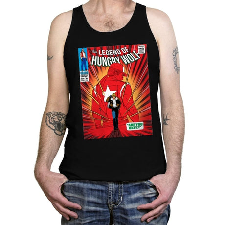 The Legend of the Hungry Wolf - Tanktop Tanktop RIPT Apparel X-Small / Black