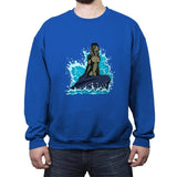The Little Amphibian - Crew Neck Sweatshirt Crew Neck Sweatshirt RIPT Apparel Small / Royal