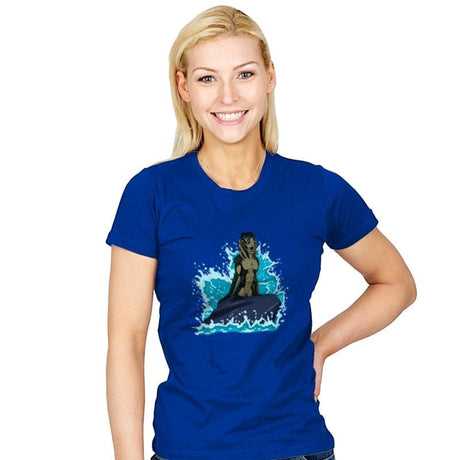 The Little Amphibian - Womens T-Shirts RIPT Apparel