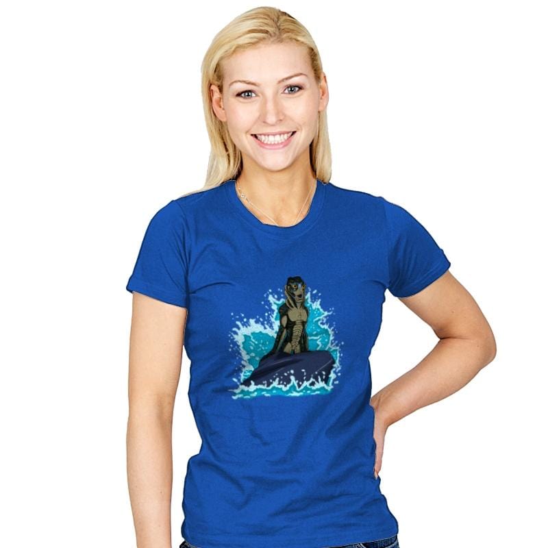 The Little Amphibian - Womens T-Shirts RIPT Apparel Small / Royal