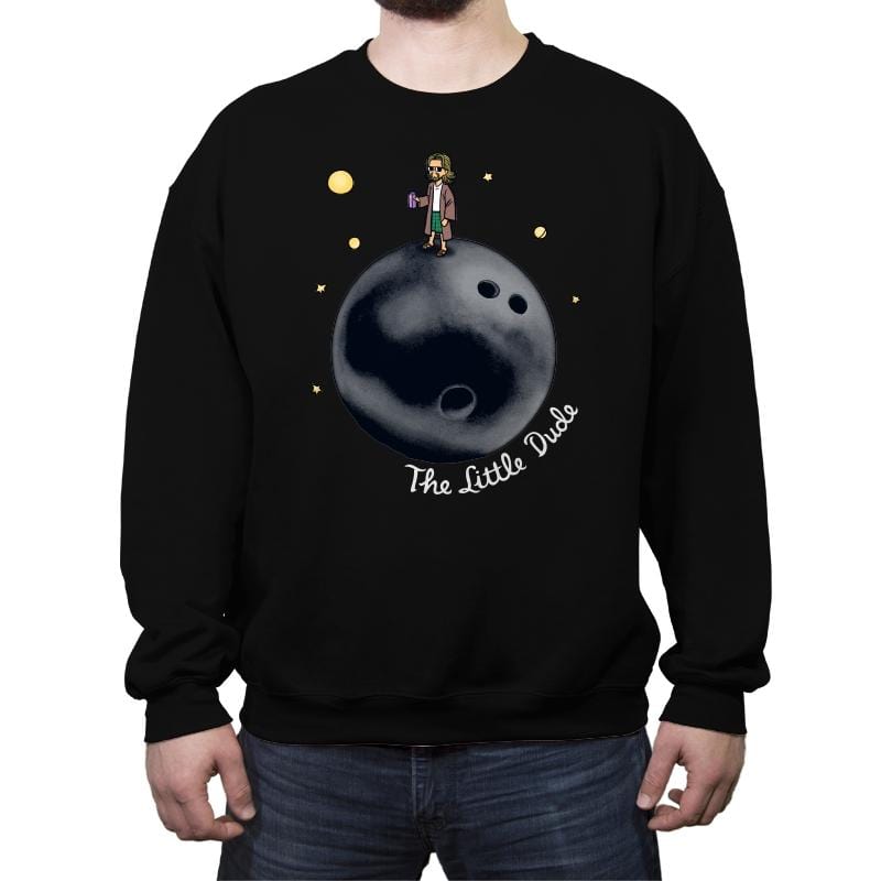 The Little Dude - Crew Neck Sweatshirt Crew Neck Sweatshirt RIPT Apparel Small / Black