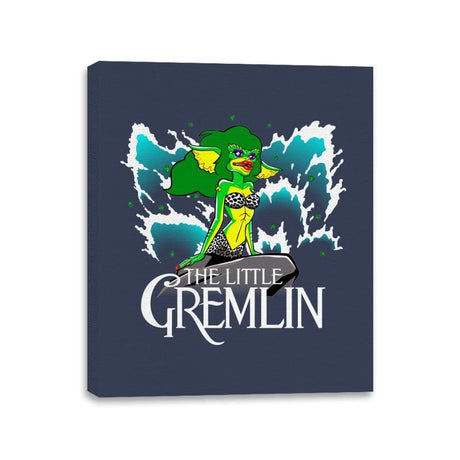 The Little Gremlin - Canvas Wraps Canvas Wraps RIPT Apparel 11x14 / Navy