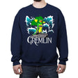 The Little Gremlin - Crew Neck Sweatshirt Crew Neck Sweatshirt RIPT Apparel Small / Navy
