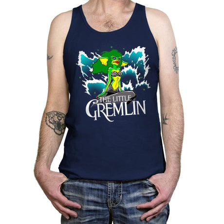 The Little Gremlin - Tanktop Tanktop RIPT Apparel X-Small / Navy