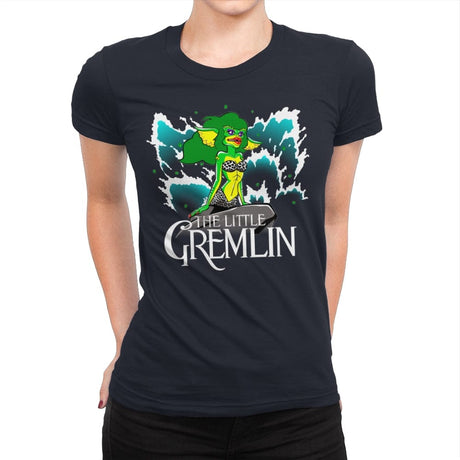 The Little Gremlin - Womens Premium T-Shirts RIPT Apparel Small / Midnight Navy