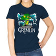The Little Gremlin - Womens T-Shirts RIPT Apparel Small / Navy