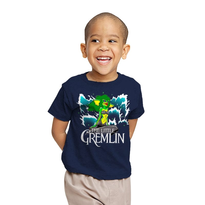 The Little Gremlin - Youth T-Shirts RIPT Apparel X-small / Navy