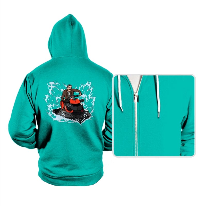 The Little Jet Ski - Hoodies Hoodies RIPT Apparel Small / Teal