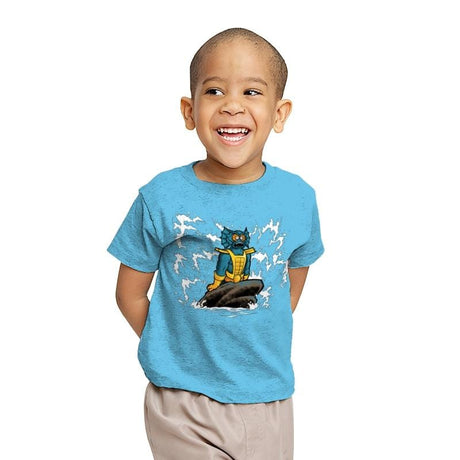 The Little Merman of the Universe - Youth T-Shirts RIPT Apparel X-small / Light blue