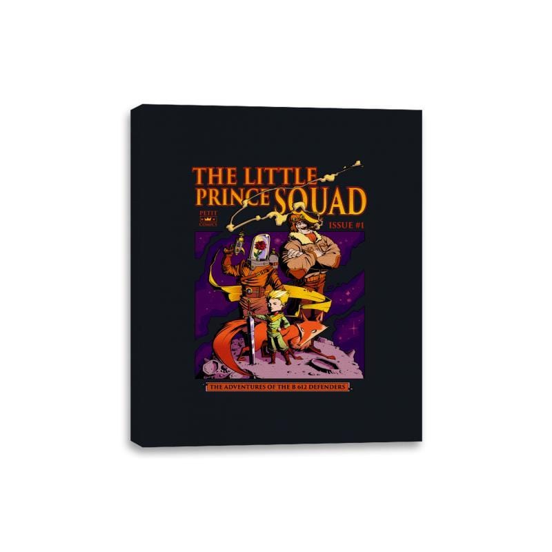 The Little Prince Squad - Canvas Wraps Canvas Wraps RIPT Apparel 8x10 / Black