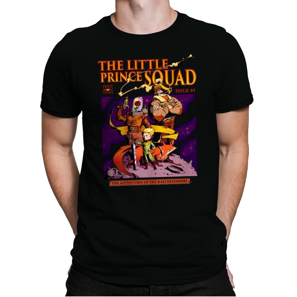 The Little Prince Squad - Mens Premium T-Shirts RIPT Apparel Small / Black