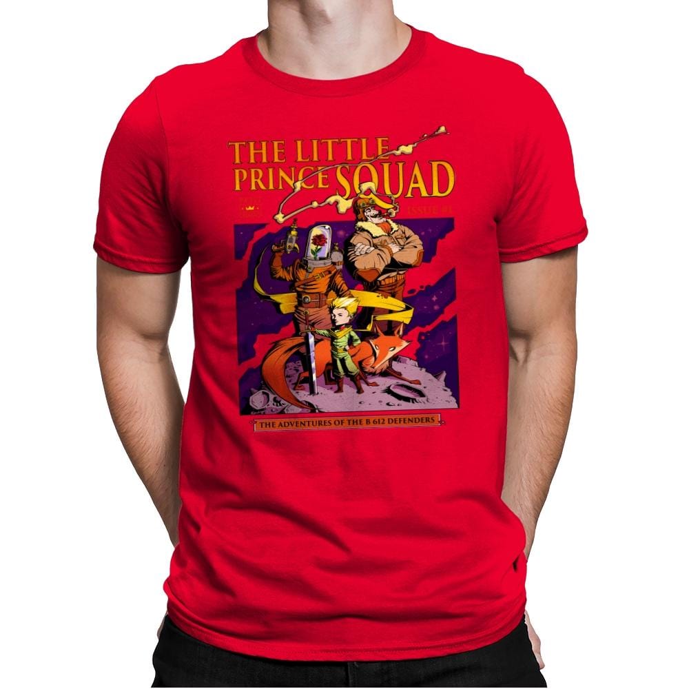 The Little Prince Squad - Mens Premium T-Shirts RIPT Apparel Small / Red