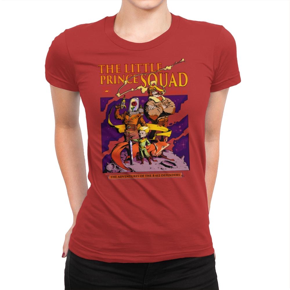 The Little Prince Squad - Womens Premium T-Shirts RIPT Apparel Small / Red