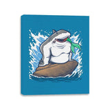 The Little Shark - Canvas Wraps Canvas Wraps RIPT Apparel 11x14 / Sapphire
