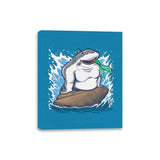 The Little Shark - Canvas Wraps Canvas Wraps RIPT Apparel 8x10 / Sapphire