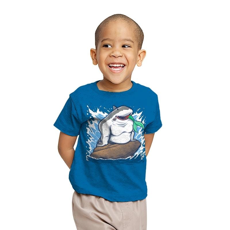 The Little Shark - Youth T-Shirts RIPT Apparel X-small / Sapphire