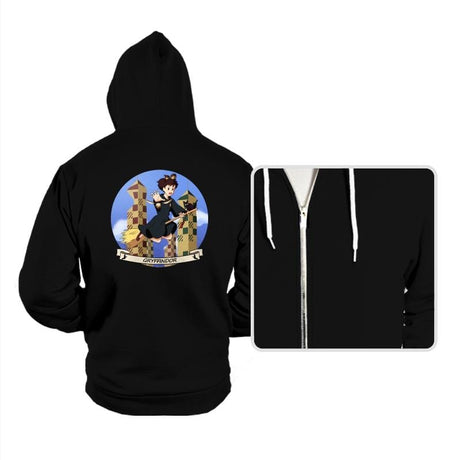 The Little Witch Plays - Hoodies Hoodies RIPT Apparel Small / Black