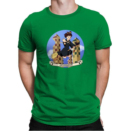 The Little Witch Plays - Mens Premium T-Shirts RIPT Apparel Small / Kelly Green