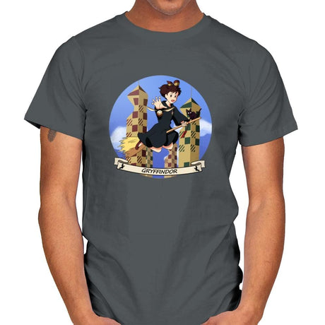 The Little Witch Plays - Mens T-Shirts RIPT Apparel Small / Charcoal