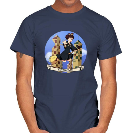 The Little Witch Plays - Mens T-Shirts RIPT Apparel Small / Navy