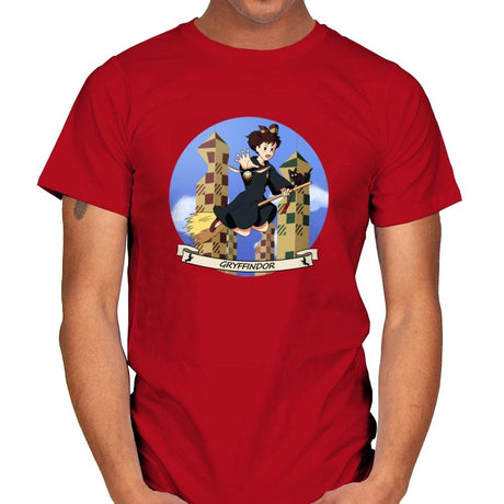 The Little Witch Plays - Mens T-Shirts RIPT Apparel Small / Red