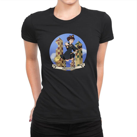The Little Witch Plays - Womens Premium T-Shirts RIPT Apparel Small / Black