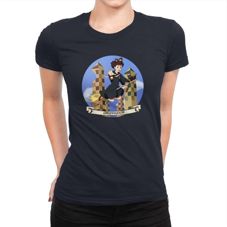 The Little Witch Plays - Womens Premium T-Shirts RIPT Apparel Small / Midnight Navy