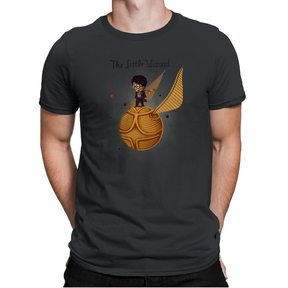 The Little Wizard - Gamer Paradise - Mens Premium T-Shirts RIPT Apparel Small / Heavy Metal