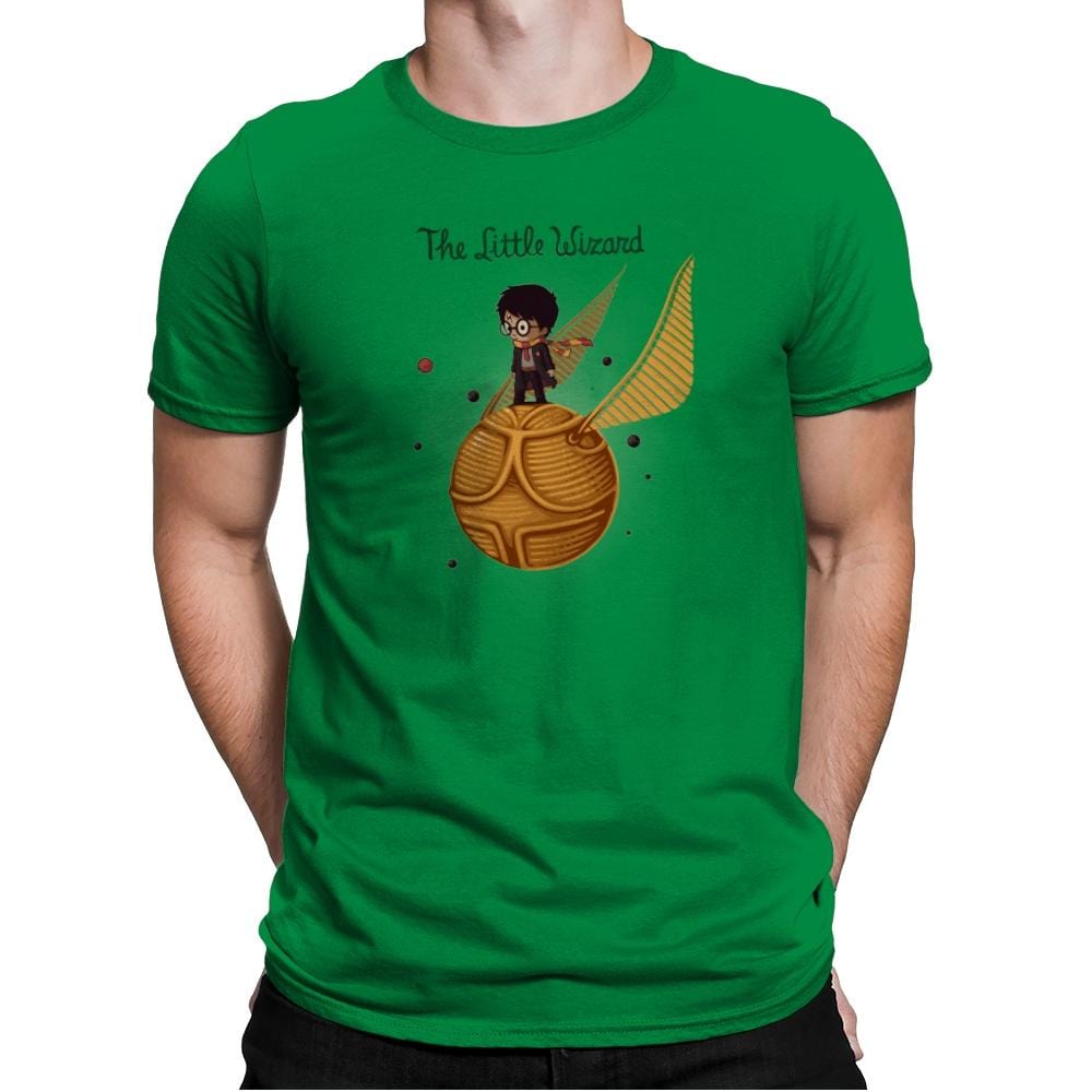 The Little Wizard - Gamer Paradise - Mens Premium T-Shirts RIPT Apparel Small / Kelly Green
