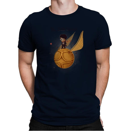 The Little Wizard - Gamer Paradise - Mens Premium T-Shirts RIPT Apparel Small / Midnight Navy