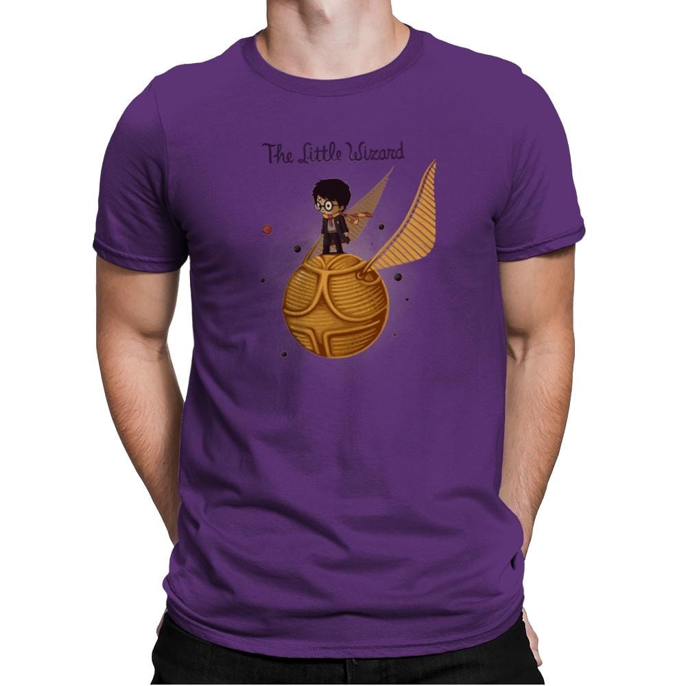 The Little Wizard - Gamer Paradise - Mens Premium T-Shirts RIPT Apparel Small / Purple Rush