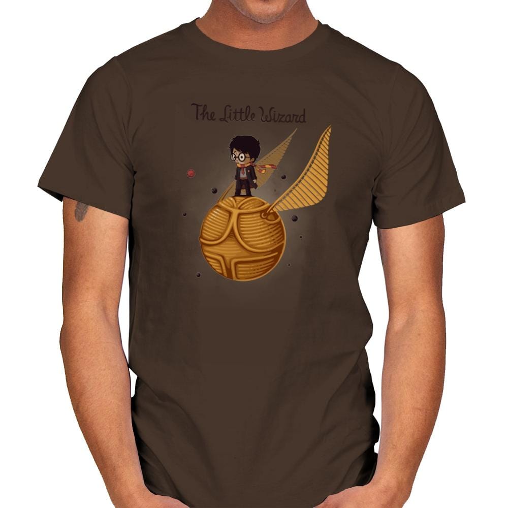 The Little Wizard - Gamer Paradise - Mens T-Shirts RIPT Apparel Small / Dark Chocolate