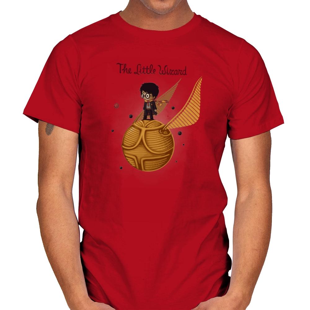 The Little Wizard - Gamer Paradise - Mens T-Shirts RIPT Apparel Small / Red
